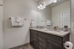 Dual sink vanity